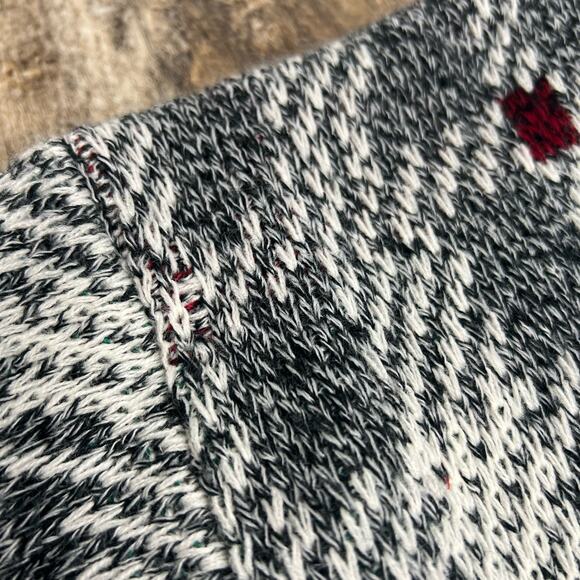 Vintage 90s Grandpa Dad Geometric Crewneck Sweater Mcgregor Size XL Gray White - Picture 8 of 8